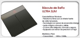 Báscula de Baño ULTRA SLIM