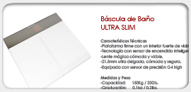 Báscula de Baño ULTRA SLIM