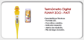 Termómetro Digital FUNNY ZOO - PATT