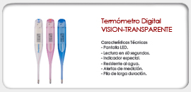 Termómetro Digital VISION-TRANSPARENTE