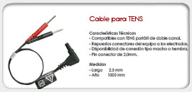 Cable para TENS