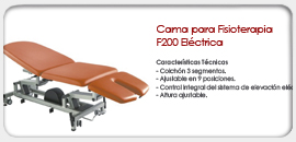 Cama Para Fisioterapia F200 Eléctrica