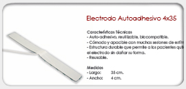 Electrodo Autoadhesivo 40x35