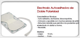 Electrodo Autoadhesivo de Doble Polaridad