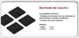 Electrodo de Caucho