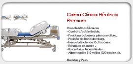 Cama Clínica Eléctrica Premium