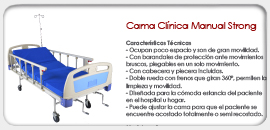 Cama Clínica Manual Strong