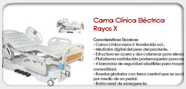 Cama Clínica Rayos-X Premium