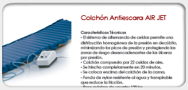 Colchón Antiescara air jet