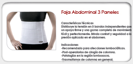 Faja Abdominal 3 Paneles