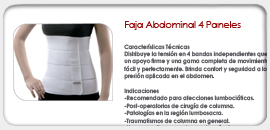 Faja Abdominal 4 Paneles