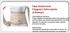 Faja Abdominal Magneto-Estimulante Infrarrojo