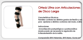 Ortesis Ultra con Articulaciones de Disco Largo