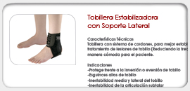 Tobillera Estabilizadora con Soporte Lateral