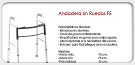 Andadera sin ruedas F5