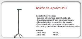 Bastón de 4 puntos PB1