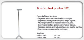 Bastón de 4 puntos PB2