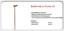 Bastón De un punto A3