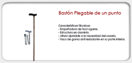 Bastón Plegable De un punto