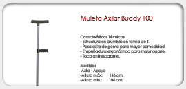 Muleta Axilar Buddy 100