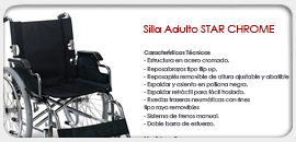 Silla Adulto Star Chrome