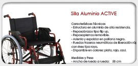 Silla Aluminio ACTIVE