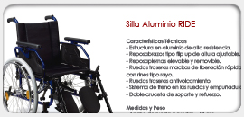 Silla Aluminio RIDE