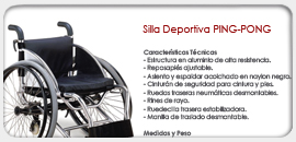 Silla Deportiva PING PONG