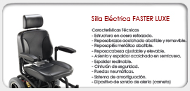 Silla Eléctrica faster luxe