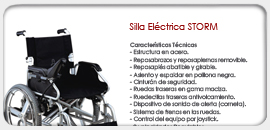 Silla Eléctrica storm