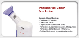 Inhalador de Vapor Eco Aspire