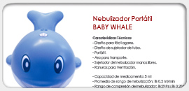 Nebulizador Portátil Pediátrico BABY WHALE