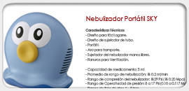 Nebulizador Portátil Pediátrico SKY