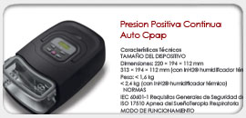 Presión Positiva Continua Auto Cpap