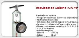 Regulador Mini de Oxígeno 1010 